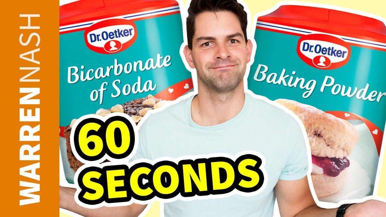 Baking Soda vs. Baking Powder Explained in 60 Seconds